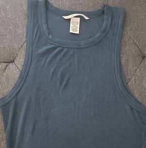 Victoria's Secret Blue Ribbed Top